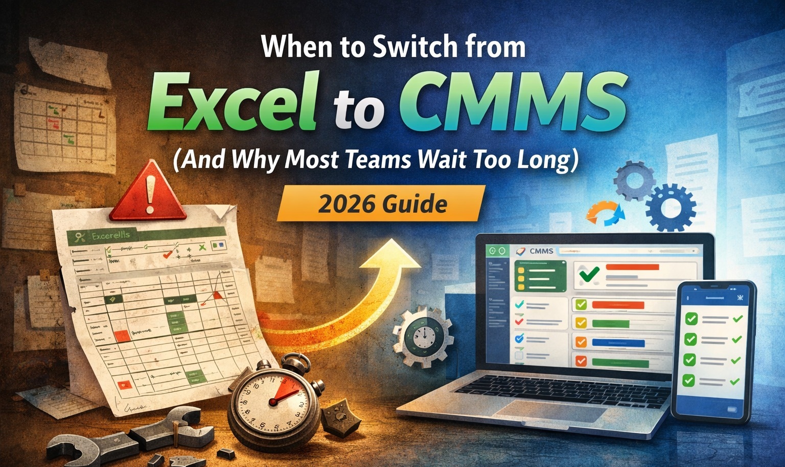 When to Switch from Excel to CMMS (And Why Most Teams Wait Too Long) [2026 Guide]