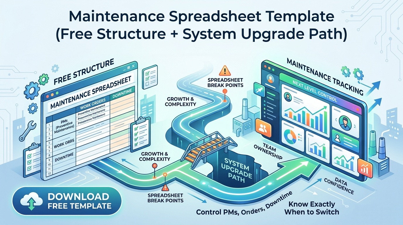 Maintenance Spreadsheet Template (Free Structure + System Upgrade Path)